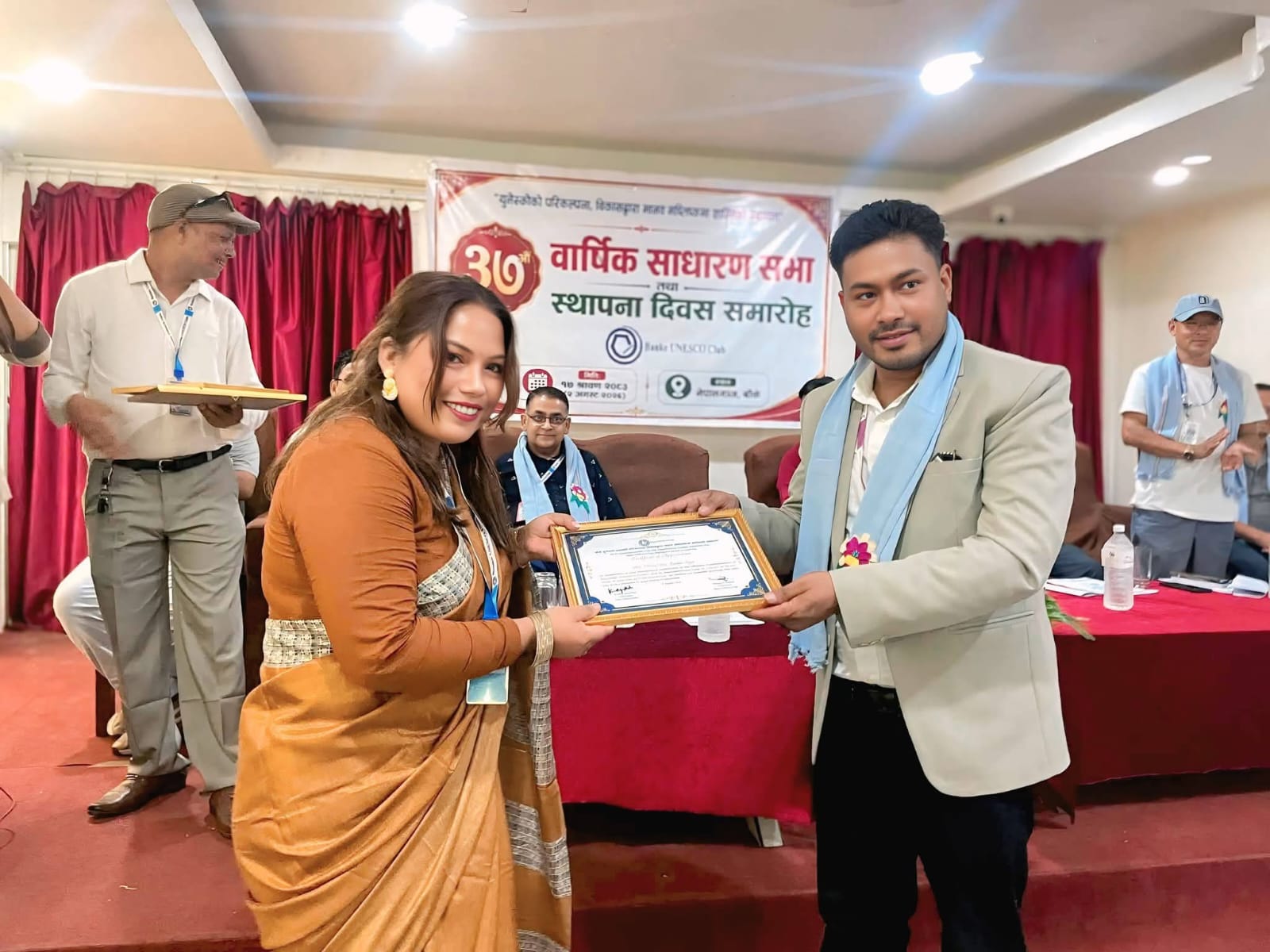 २९ वर्षे सेवा पूरा गरी महिला स्वास्थ्य स्वयंसेविका लामंगरी थारुको सम्मानपूर्वक विदाइ